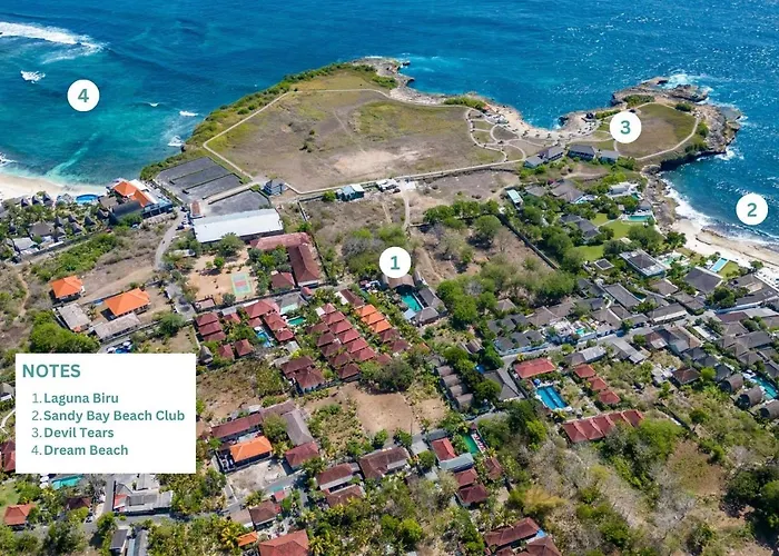 ベッド・アンド・ブレックファスト Laguna Biru レンボンガン島